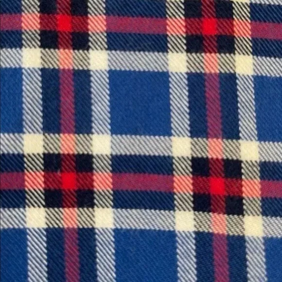 Grayson x Anthropologie The Hero XS, S, M L XL Blue Red Heather Flannel Button